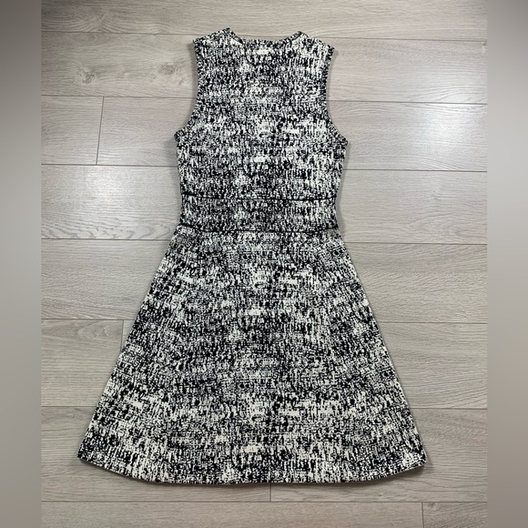 Theory Alancy C Tweedscape Knit Skater Sleeveless Dress - Picture 4 of 12